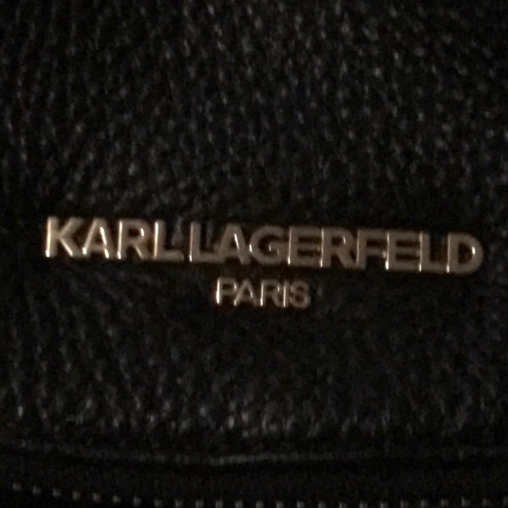 Karl Lagerfeld medium leather back pack